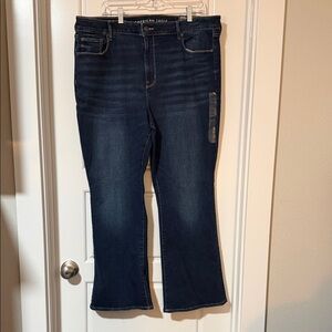 American Eagle Outfitters Dark Blue Flare Jeans
